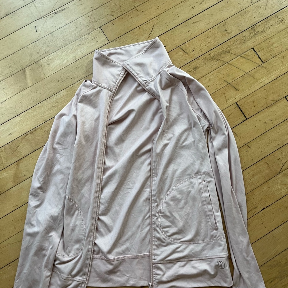 Active Zip Up Light Pink Jacket